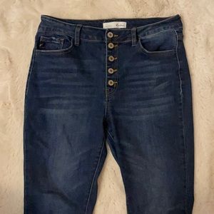 Kancan- Med wash stretch skinny jeans